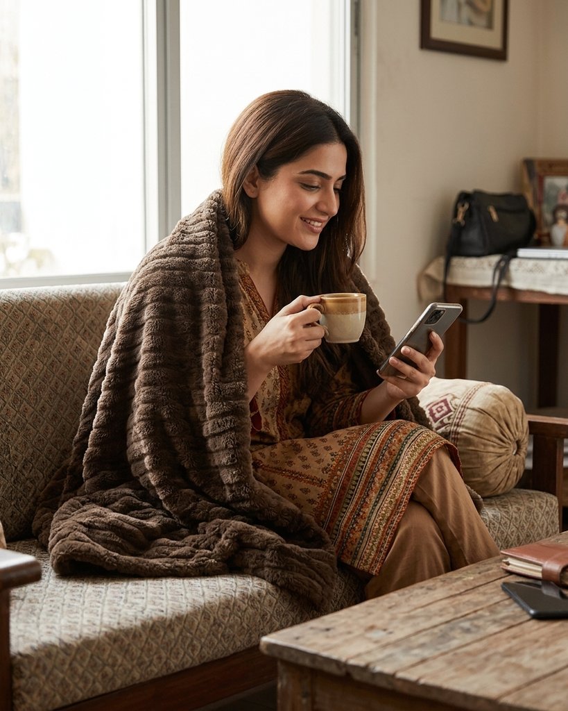 Premium Textured Fleece Blanket - 3